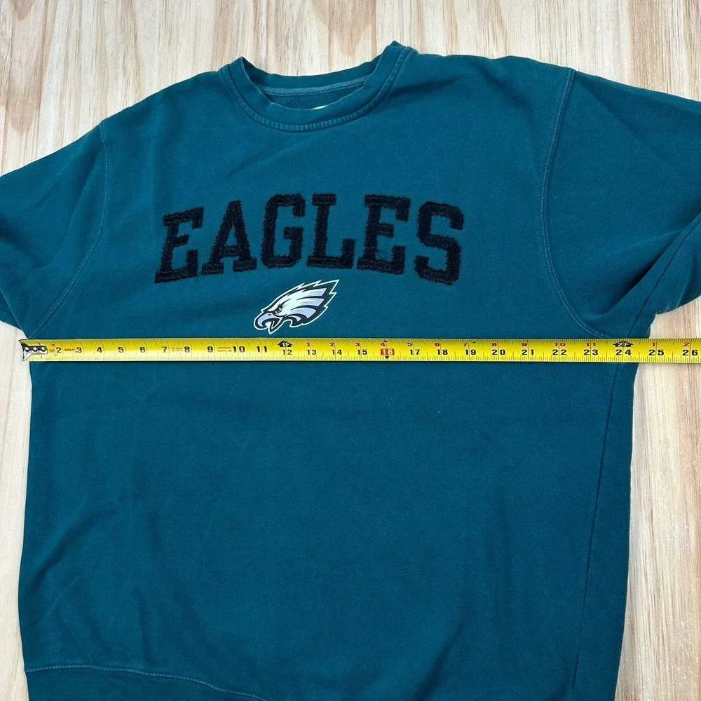 NFL Authentic Philadelphia‎ Eagles Crewneck Sweatshirt Football Sports Size L